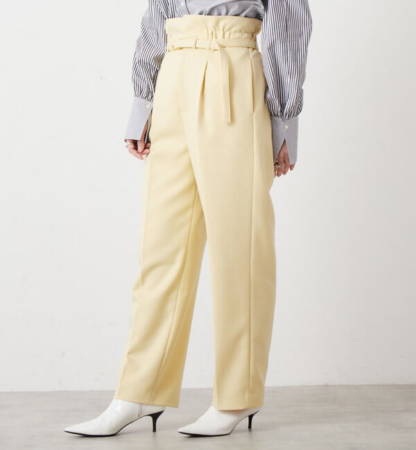 Soffitto「ハイウエストベルト付きタイパン風パンツ」|その他|