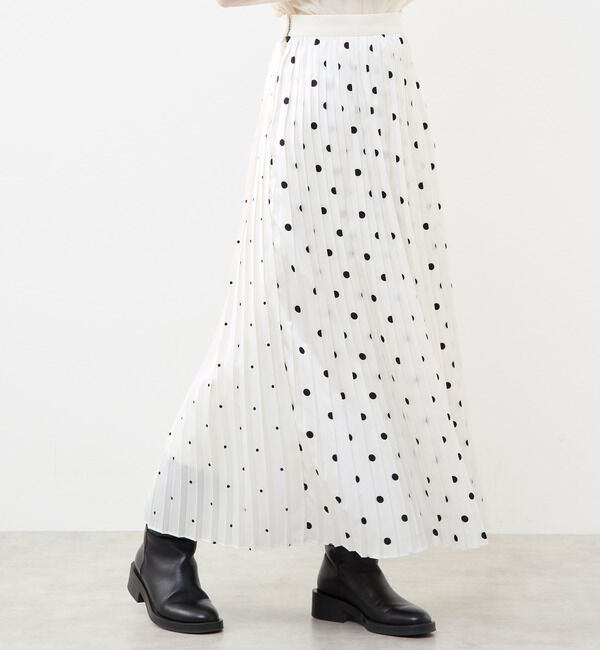 Soffitto「ドットプリーツスカート」|スカート|