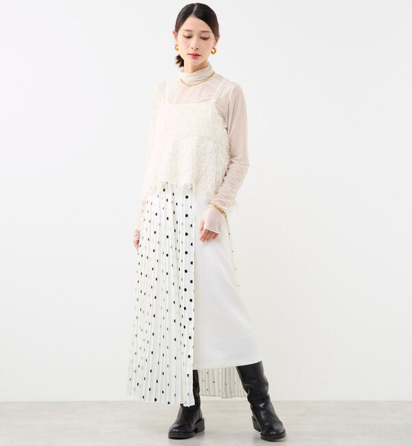 Soffitto「ドットプリーツスカート」|スカート|