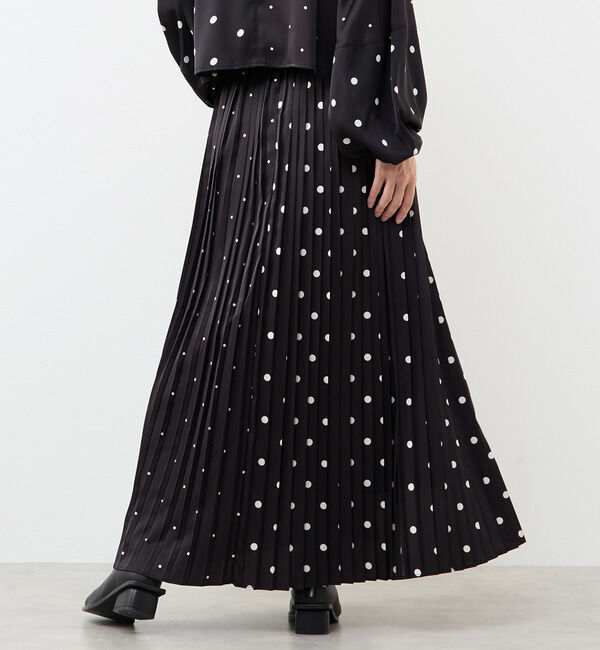 Soffitto「ドットプリーツスカート」|スカート|