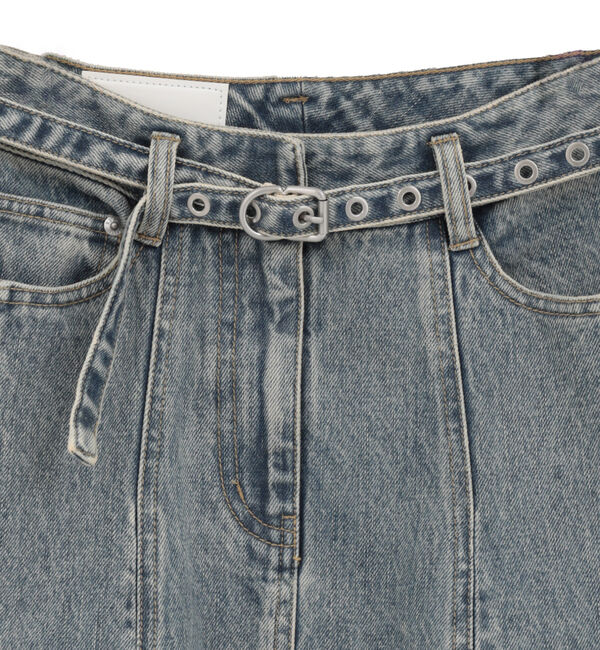 SOFFITTO「【3.1 Phillip Lim/スリーワンフィリップリム】belted denim skirt」|スカート|