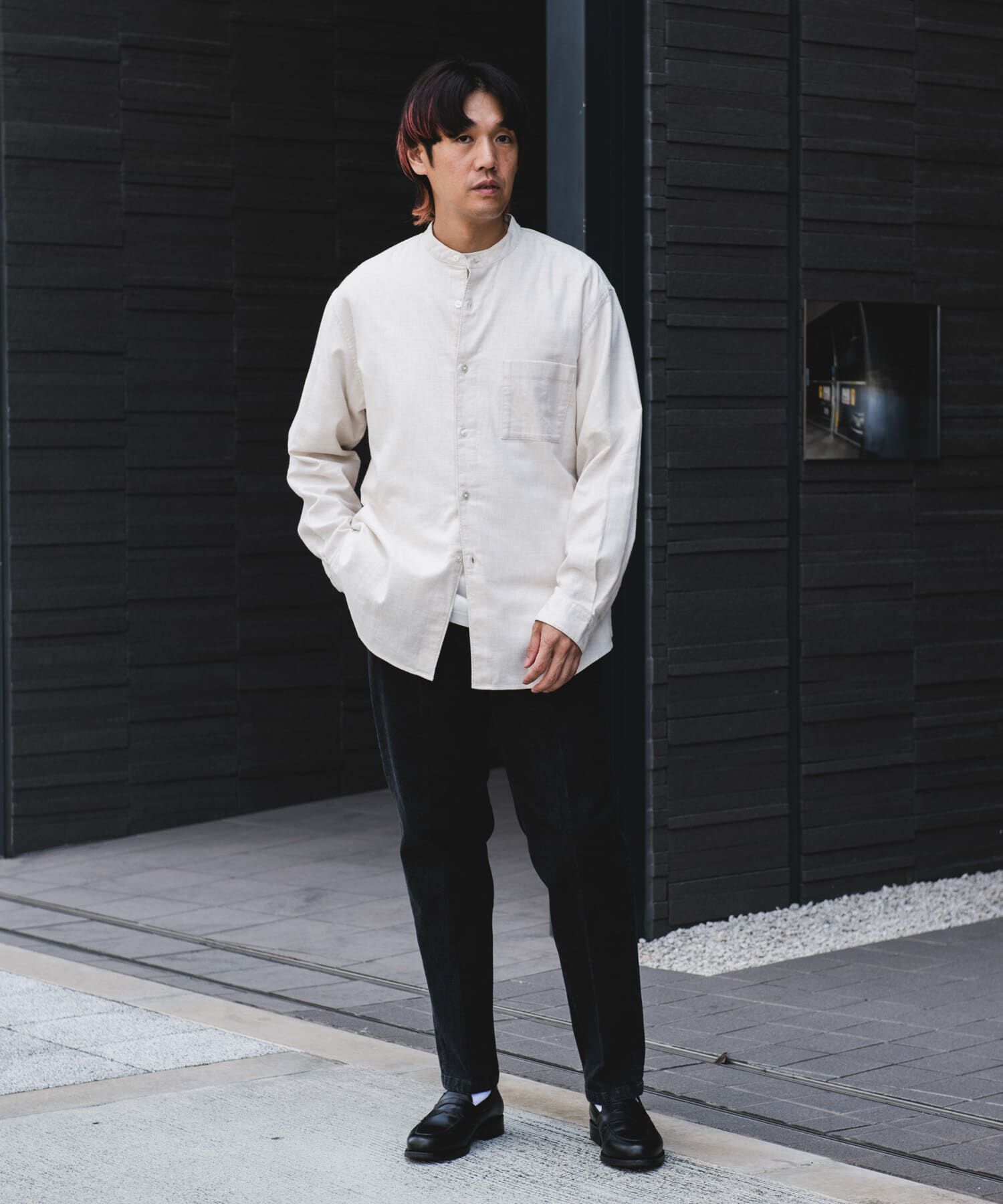 URBAN RESEARCH DOORS「デニムテーパードトラウザー」|デニム|