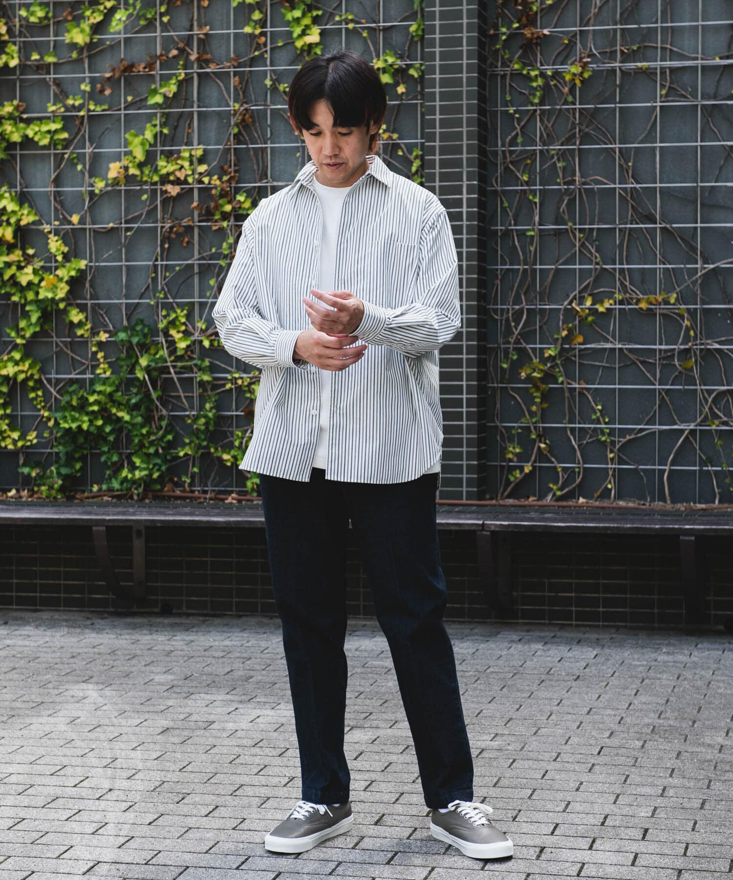 URBAN RESEARCH DOORS「デニムテーパードトラウザー」|デニム|