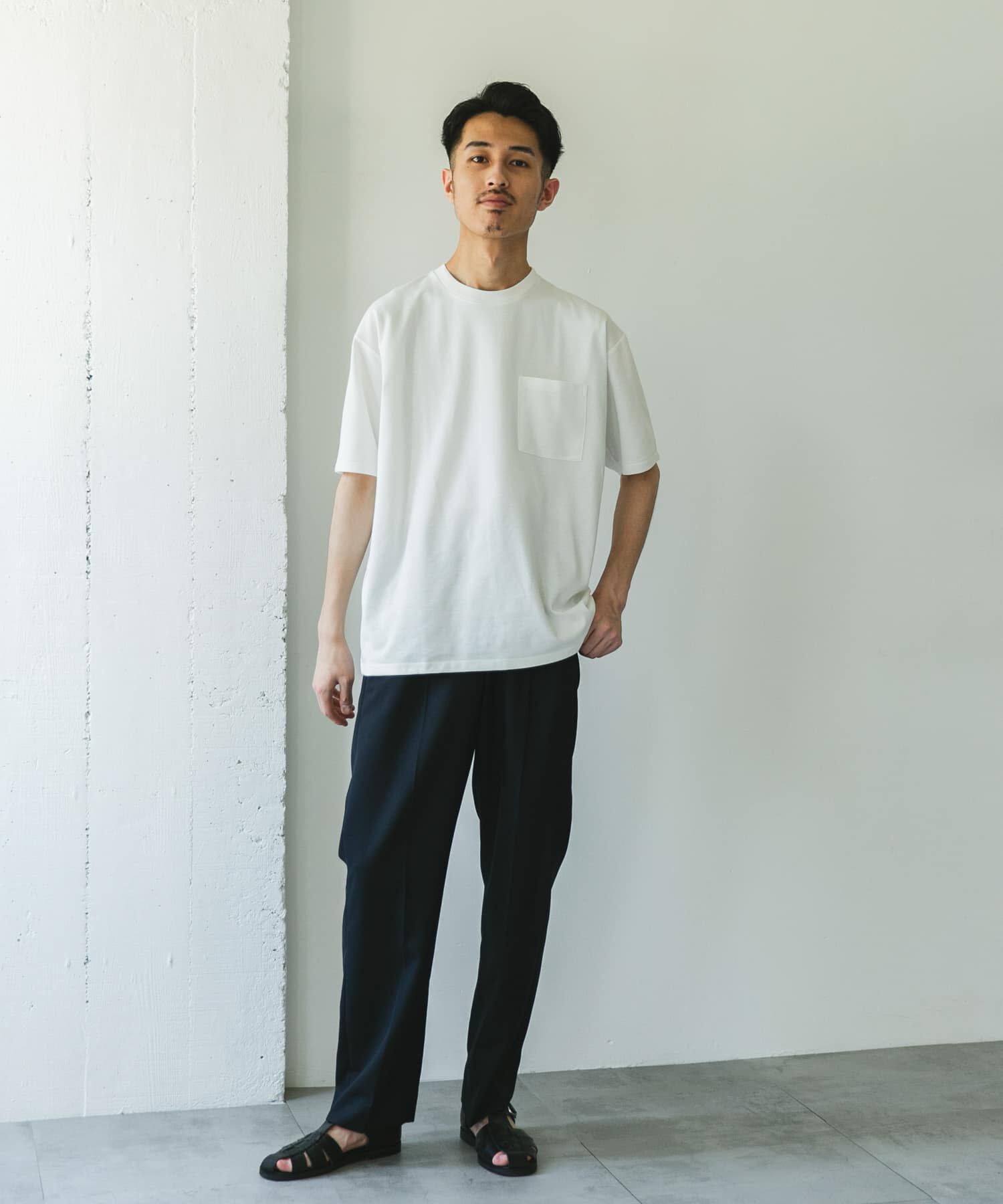 URBAN RESEARCH DOORS「『Sサイズ/WEB限定』ポンチポケットショートスリーブTシャツ」|Tシャツ・カットソー|