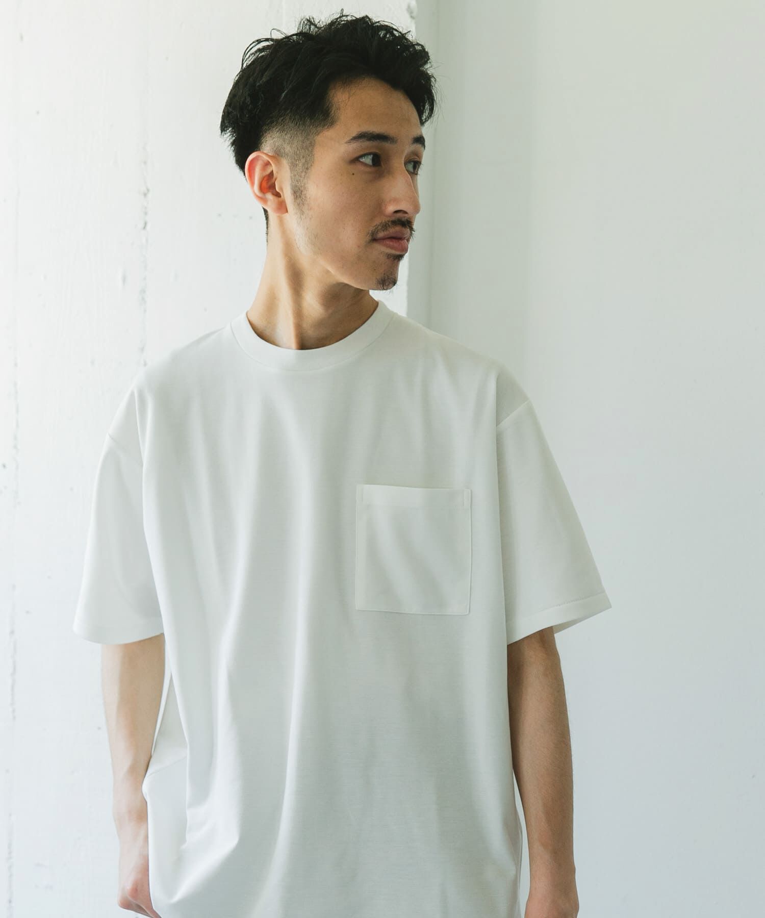 URBAN RESEARCH DOORS「『Sサイズ/WEB限定』ポンチポケットショートスリーブTシャツ」|Tシャツ・カットソー|