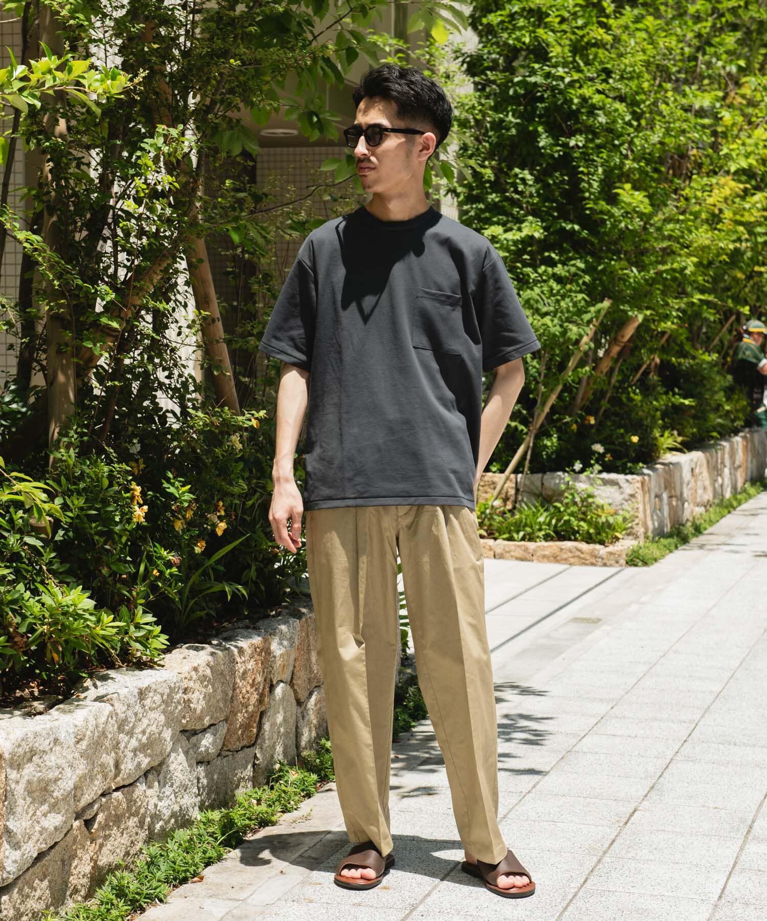 URBAN RESEARCH DOORS「『Sサイズ/WEB限定』ポンチポケットショートスリーブTシャツ」|Tシャツ・カットソー|