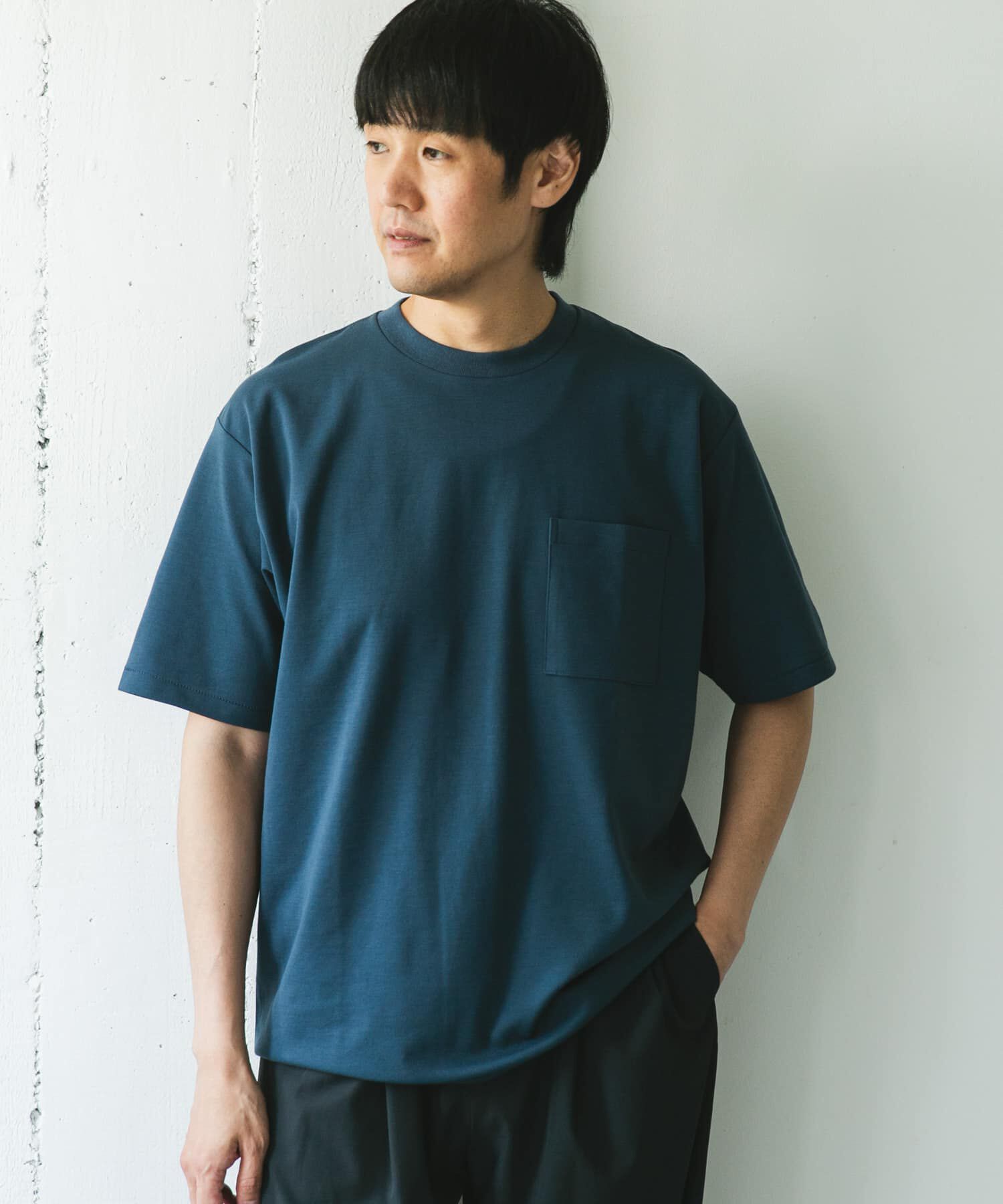 URBAN RESEARCH DOORS「『Sサイズ/WEB限定』ポンチポケットショートスリーブTシャツ」|Tシャツ・カットソー|