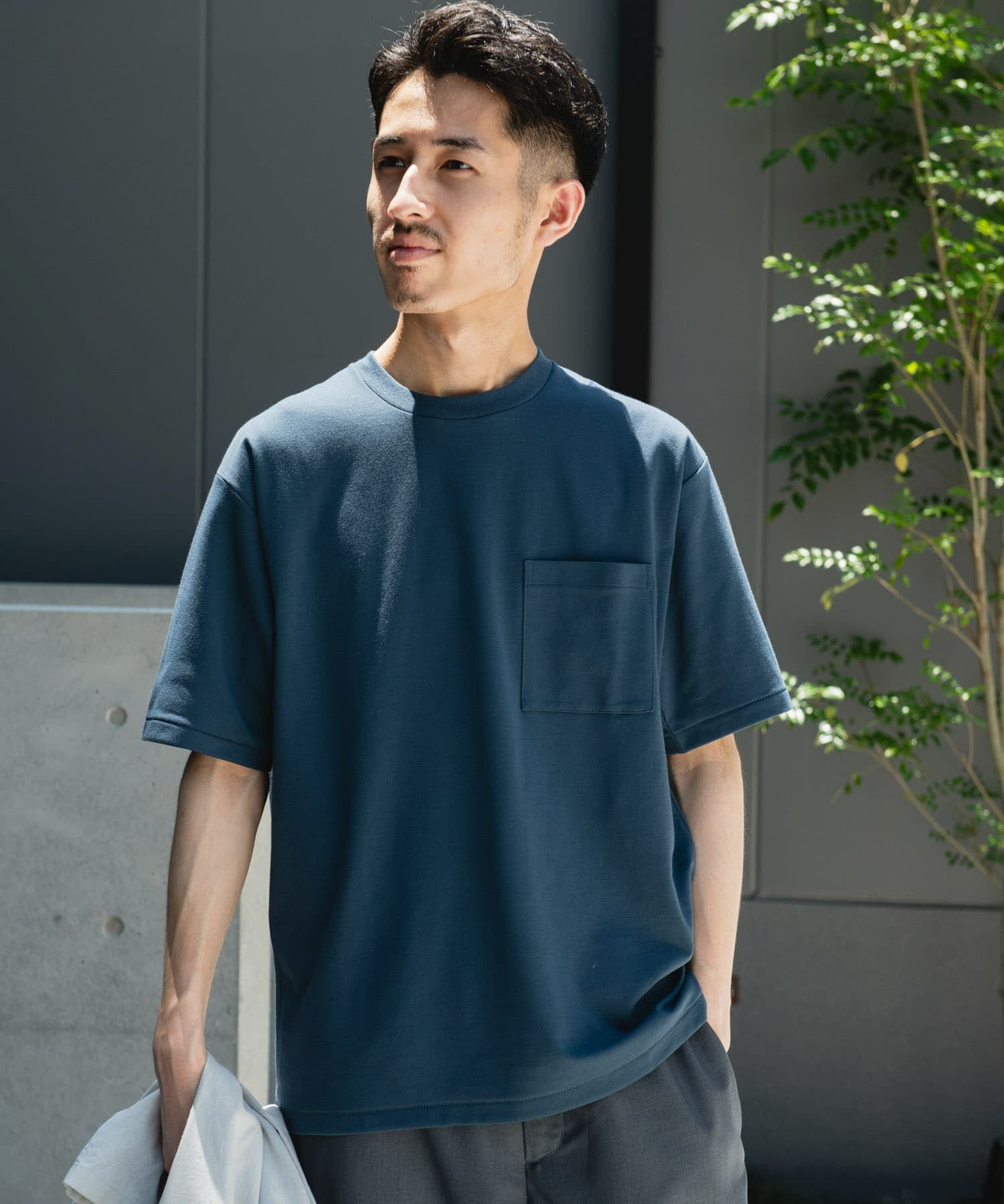 URBAN RESEARCH DOORS「『Sサイズ/WEB限定』ポンチポケットショートスリーブTシャツ」|Tシャツ・カットソー|
