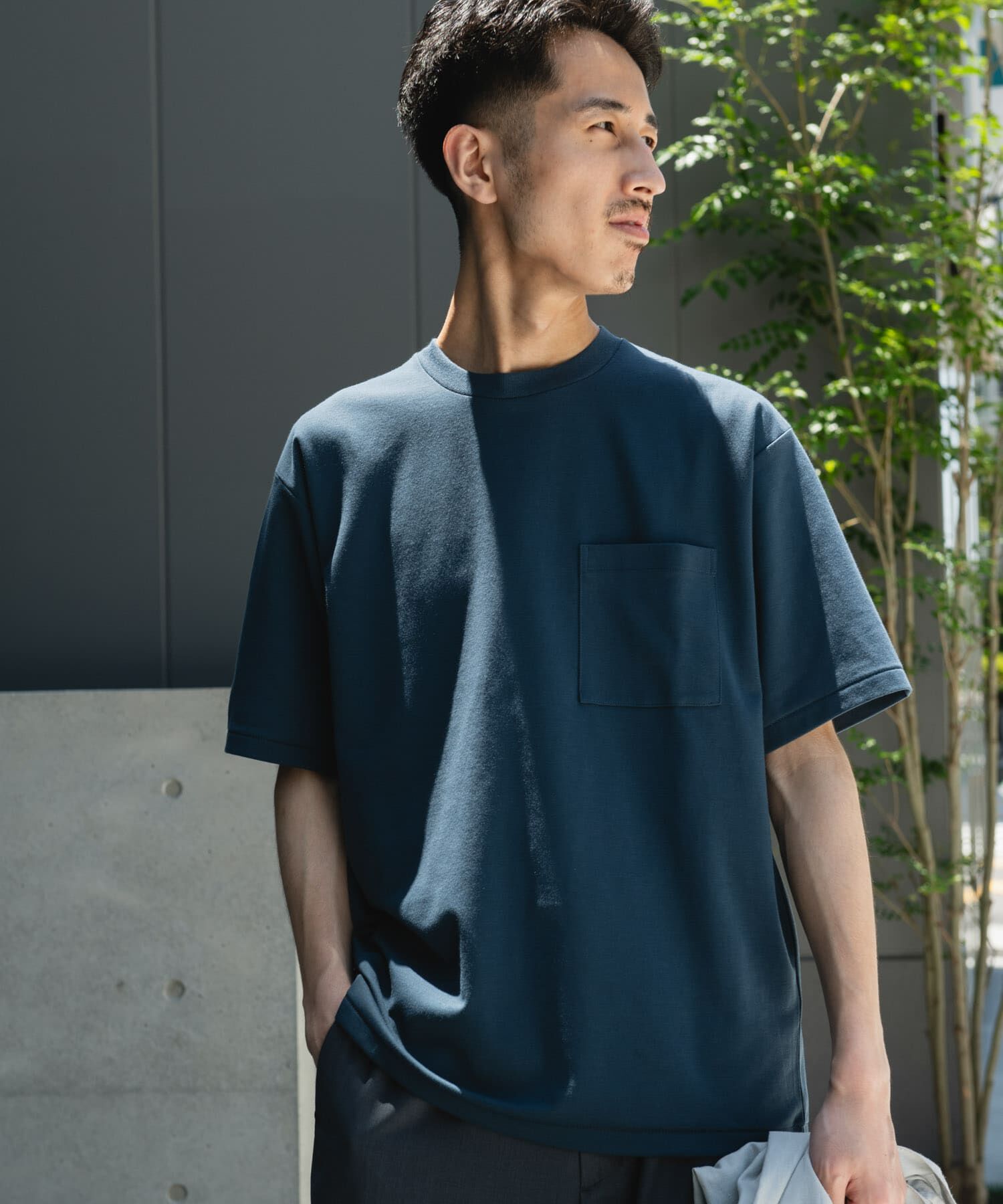 URBAN RESEARCH DOORS「『Sサイズ/WEB限定』ポンチポケットショートスリーブTシャツ」|Tシャツ・カットソー|