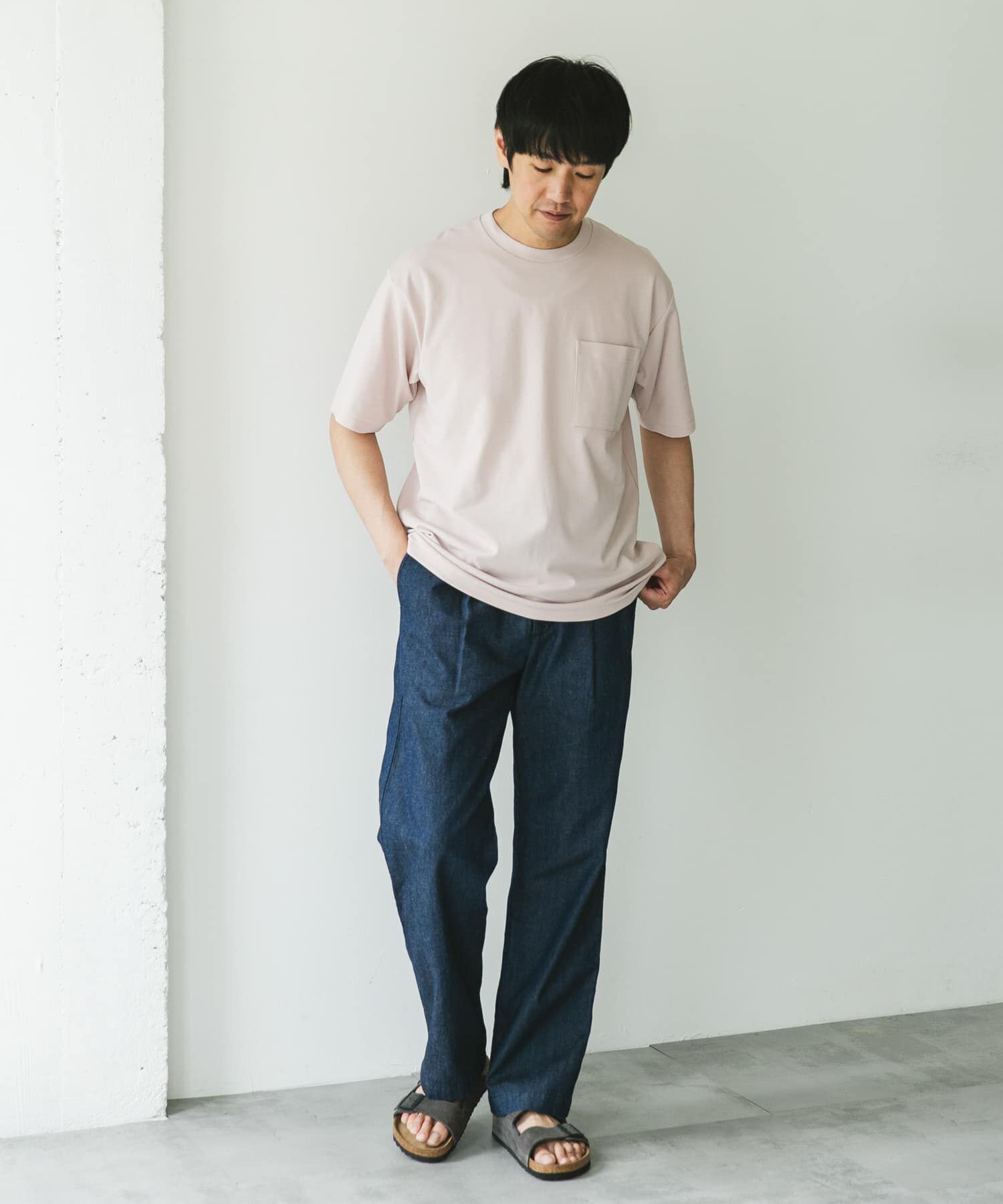 URBAN RESEARCH DOORS「『Sサイズ/WEB限定』ポンチポケットショートスリーブTシャツ」|Tシャツ・カットソー|