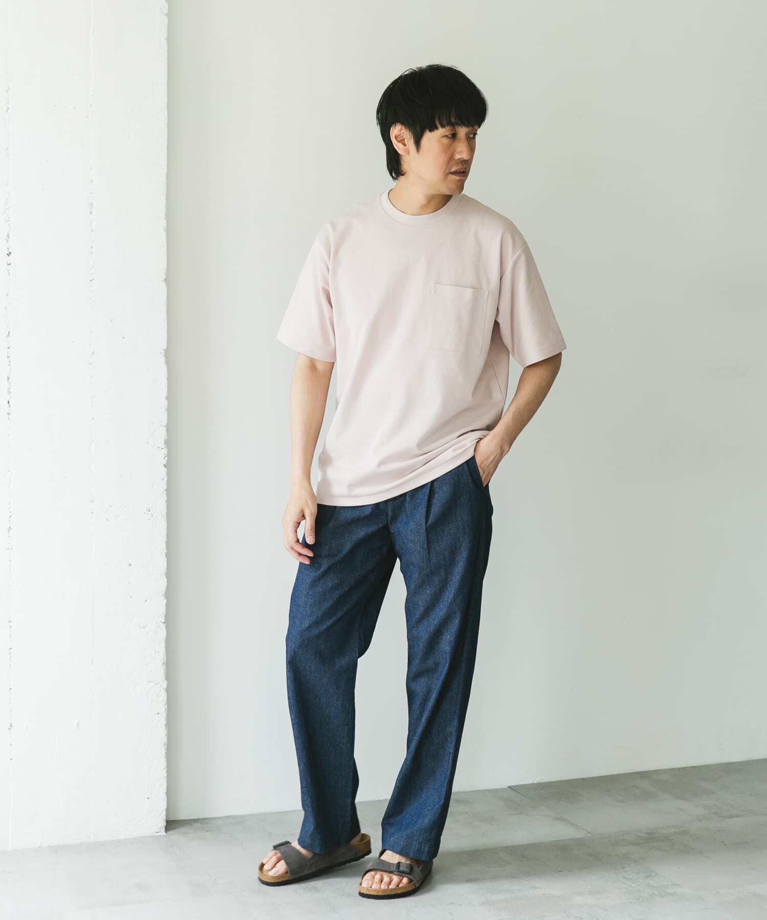 URBAN RESEARCH DOORS「『Sサイズ/WEB限定』ポンチポケットショートスリーブTシャツ」|Tシャツ・カットソー|