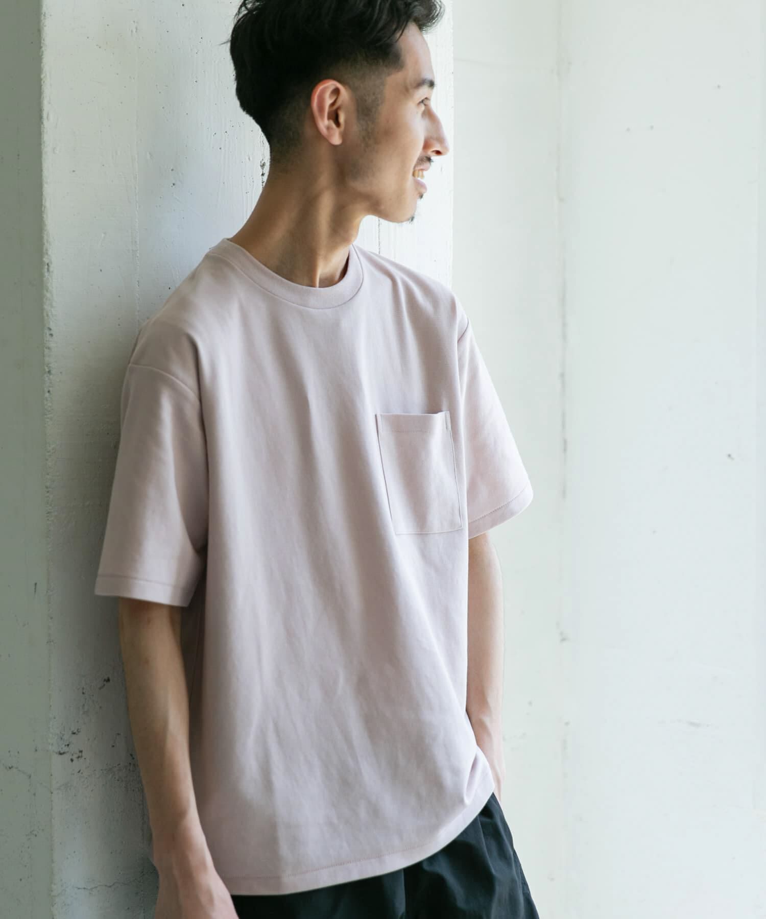 URBAN RESEARCH DOORS「『Sサイズ/WEB限定』ポンチポケットショートスリーブTシャツ」|Tシャツ・カットソー|