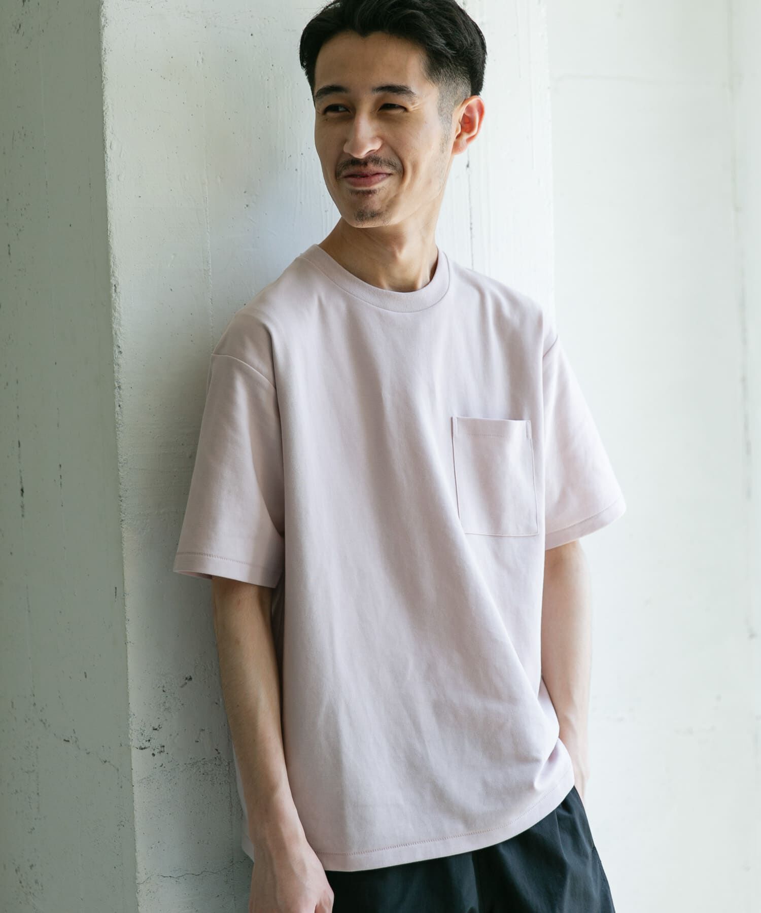 URBAN RESEARCH DOORS「『Sサイズ/WEB限定』ポンチポケットショートスリーブTシャツ」|Tシャツ・カットソー|