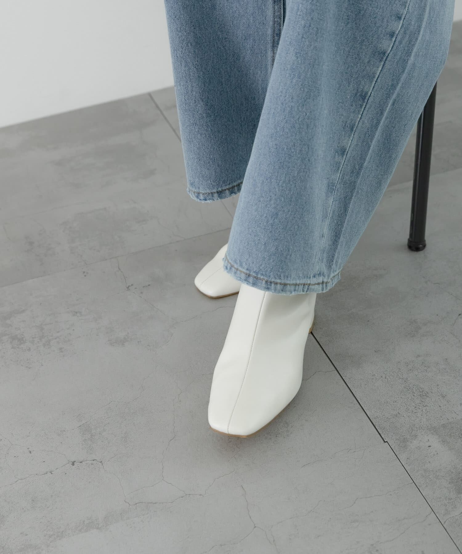 URBAN RESEARCH「『MADE IN JAPAN』スクエアトゥブーツ」|ショートブーツ|