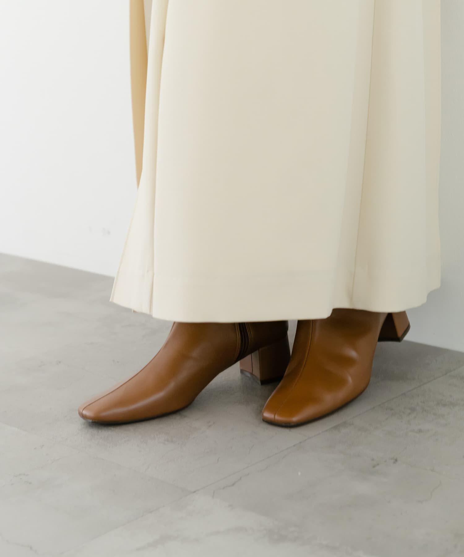 URBAN RESEARCH「『MADE IN JAPAN』スクエアトゥブーツ」|ショートブーツ|