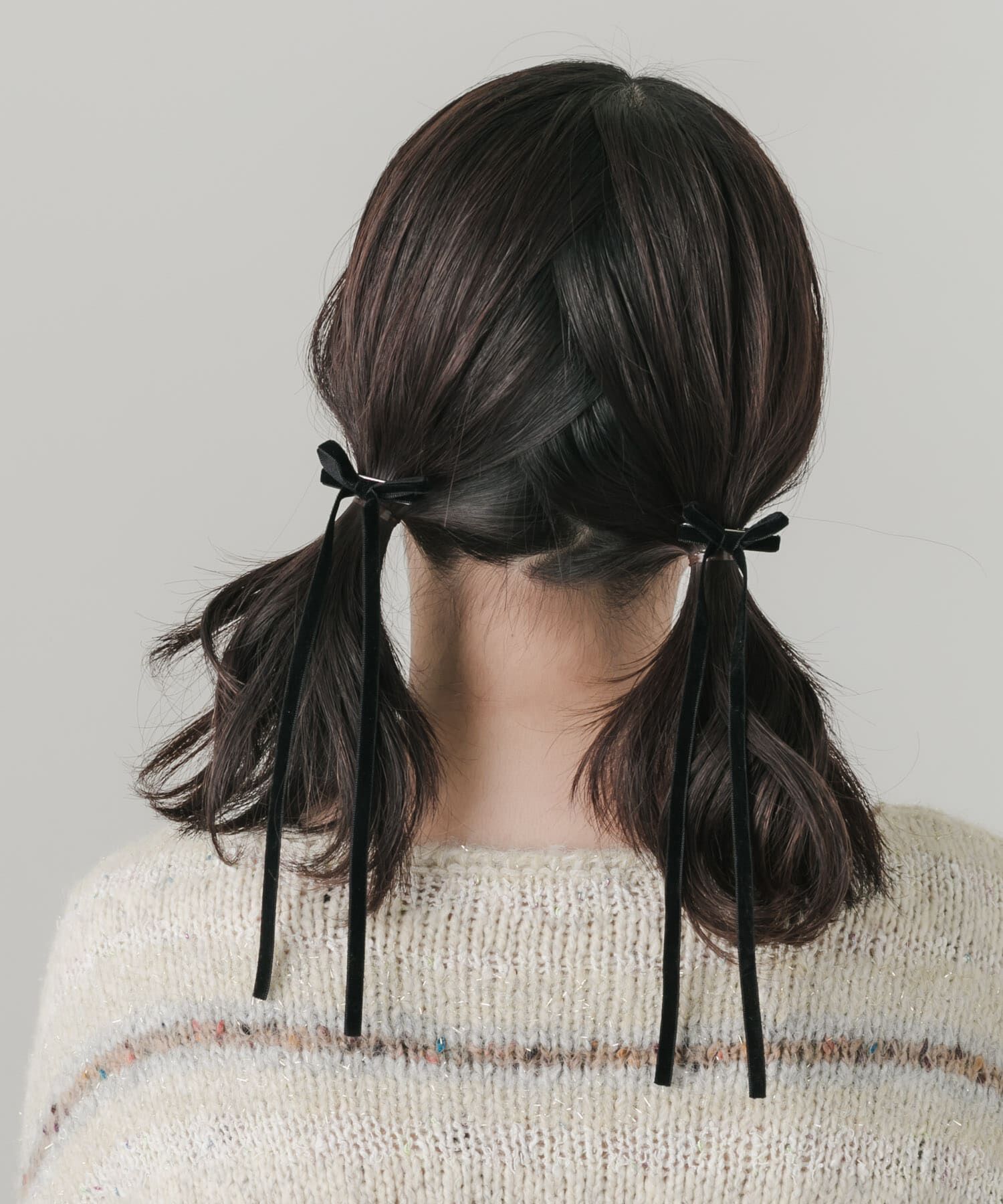 SMELLY「ベロアリボン2セットヘアピン」|その他|