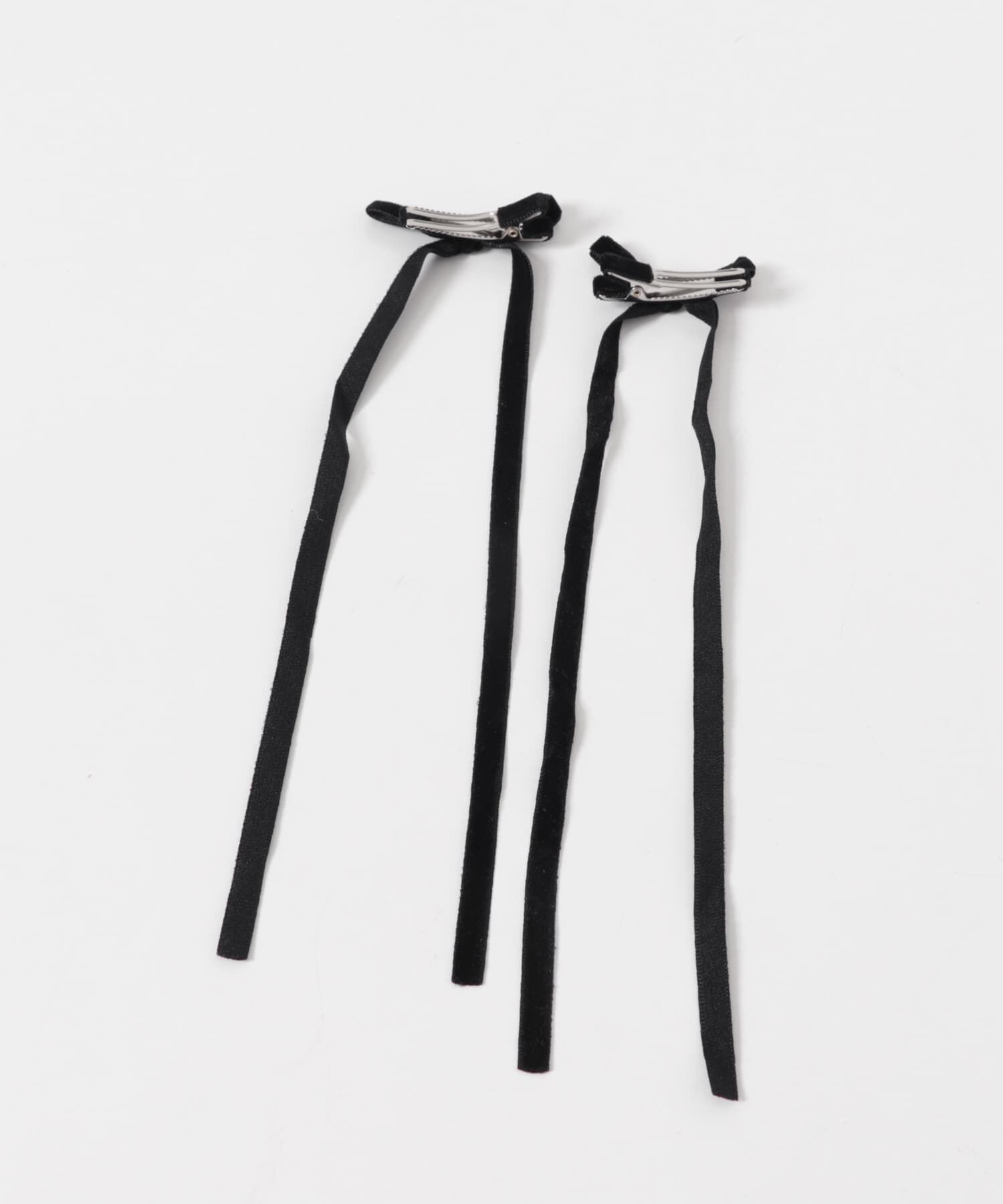 SMELLY「ベロアリボン2セットヘアピン」|その他|