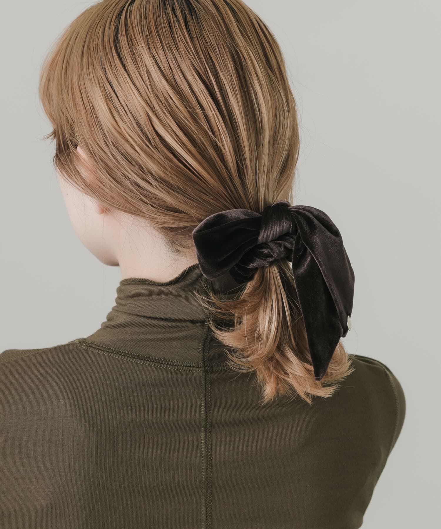 SMELLY「『再入荷』ベロアリボンシュシュ」|ヘアゴム・シュシュ|