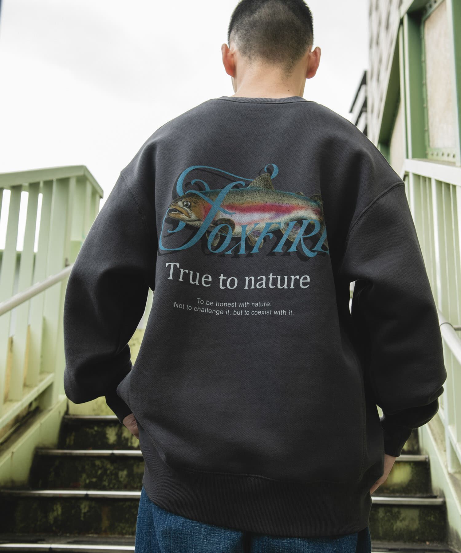 URBAN RESEARCH DOORS「FOXFIRE プリントスウェット」|スウェット・ジャージ|