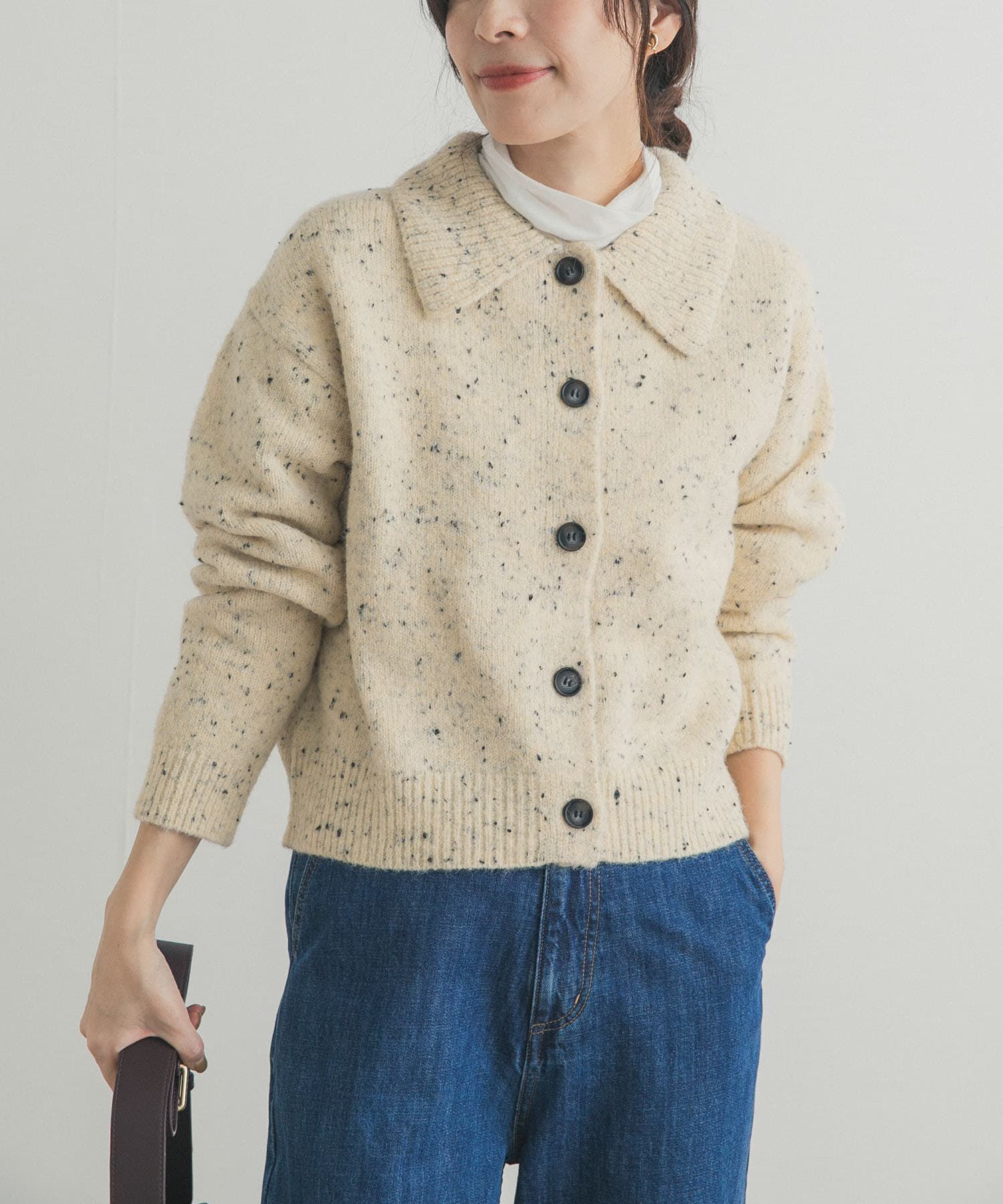 URBAN RESEARCH DOORS「ネップヤーンカーディガン」|カーディガン|