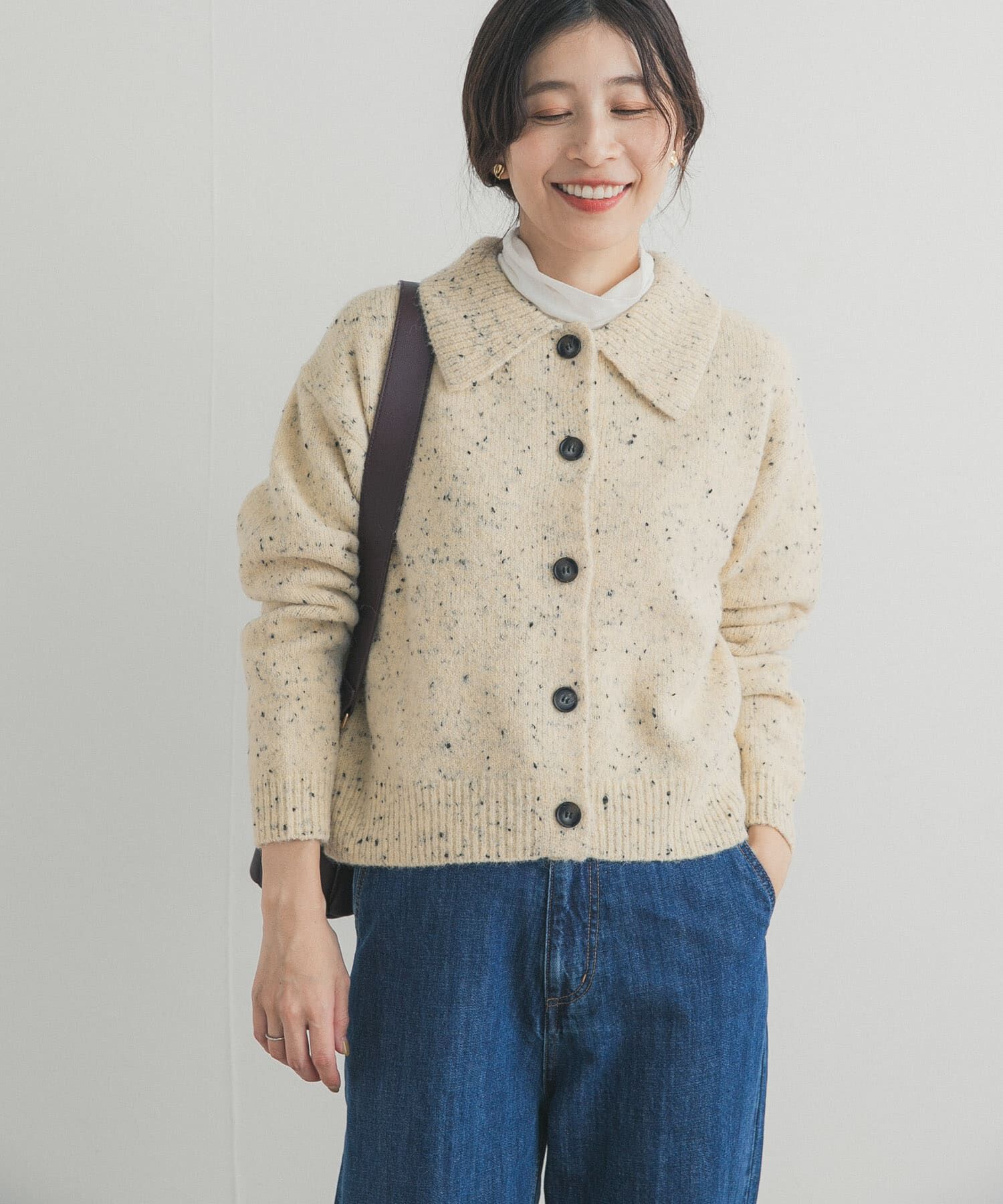 URBAN RESEARCH DOORS「ネップヤーンカーディガン」|カーディガン|