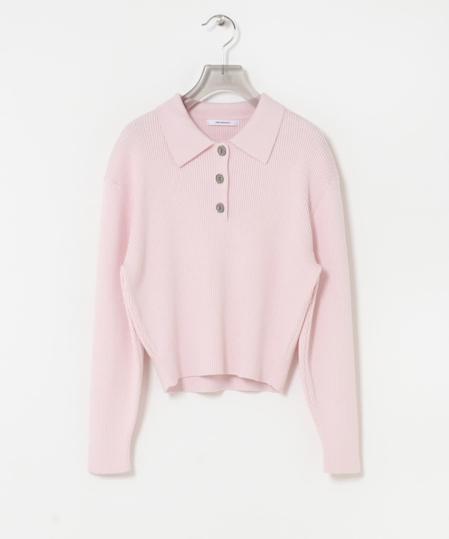 URBAN RESEARCH「コットンシルクポロ衿ニット」|ニット・セーター|