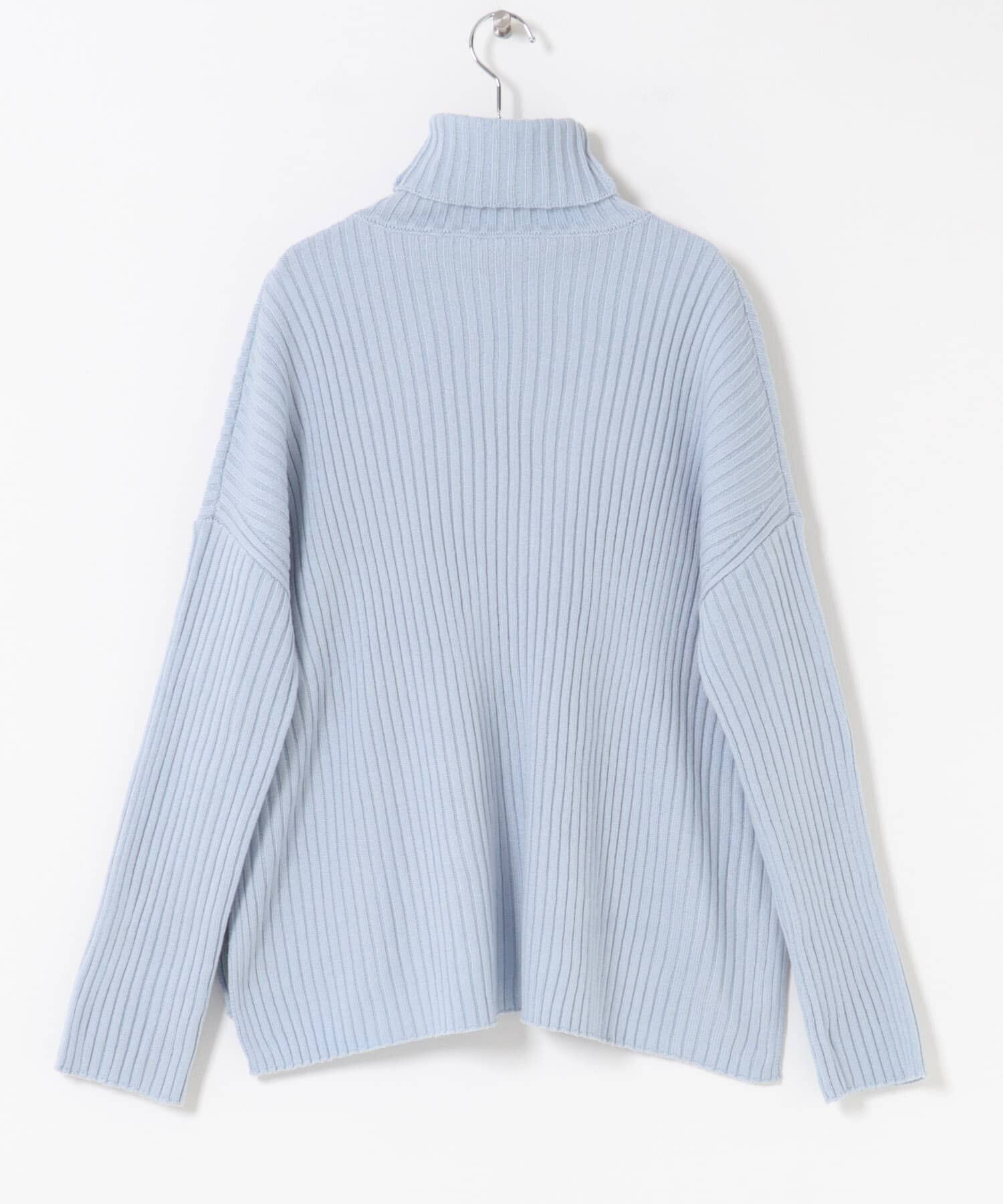 URBAN RESEARCH ROSSO「マシーンウォッシュ ワイドリブニット」|ニット・セーター|