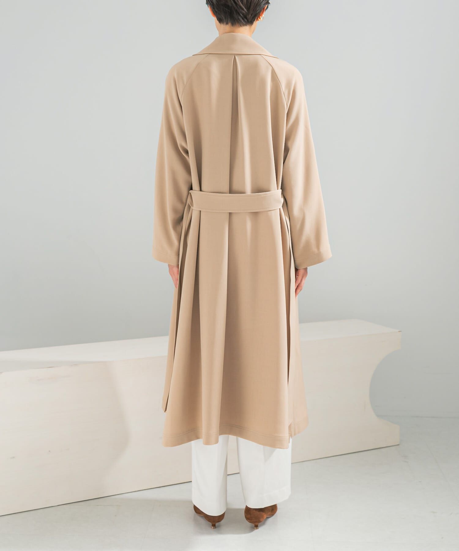 URBAN RESEARCH ROSSO「撥水 ロングガウンコート」|トレンチコート|