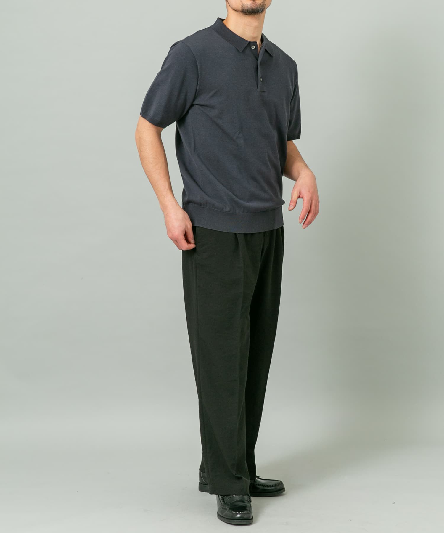 URBAN RESEARCH ROSSO「『WEB限定』シルク混サマーニットポロシャツ」|ポロシャツ|