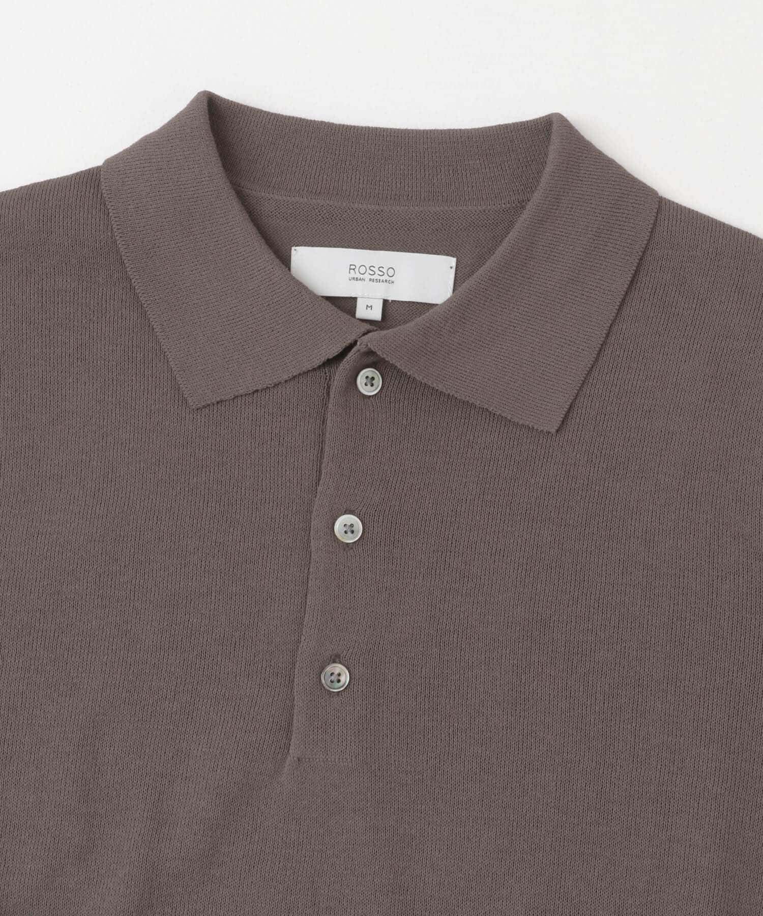 URBAN RESEARCH ROSSO「『UR TECH』AIRDRY半袖ニットポロ」|ポロシャツ|