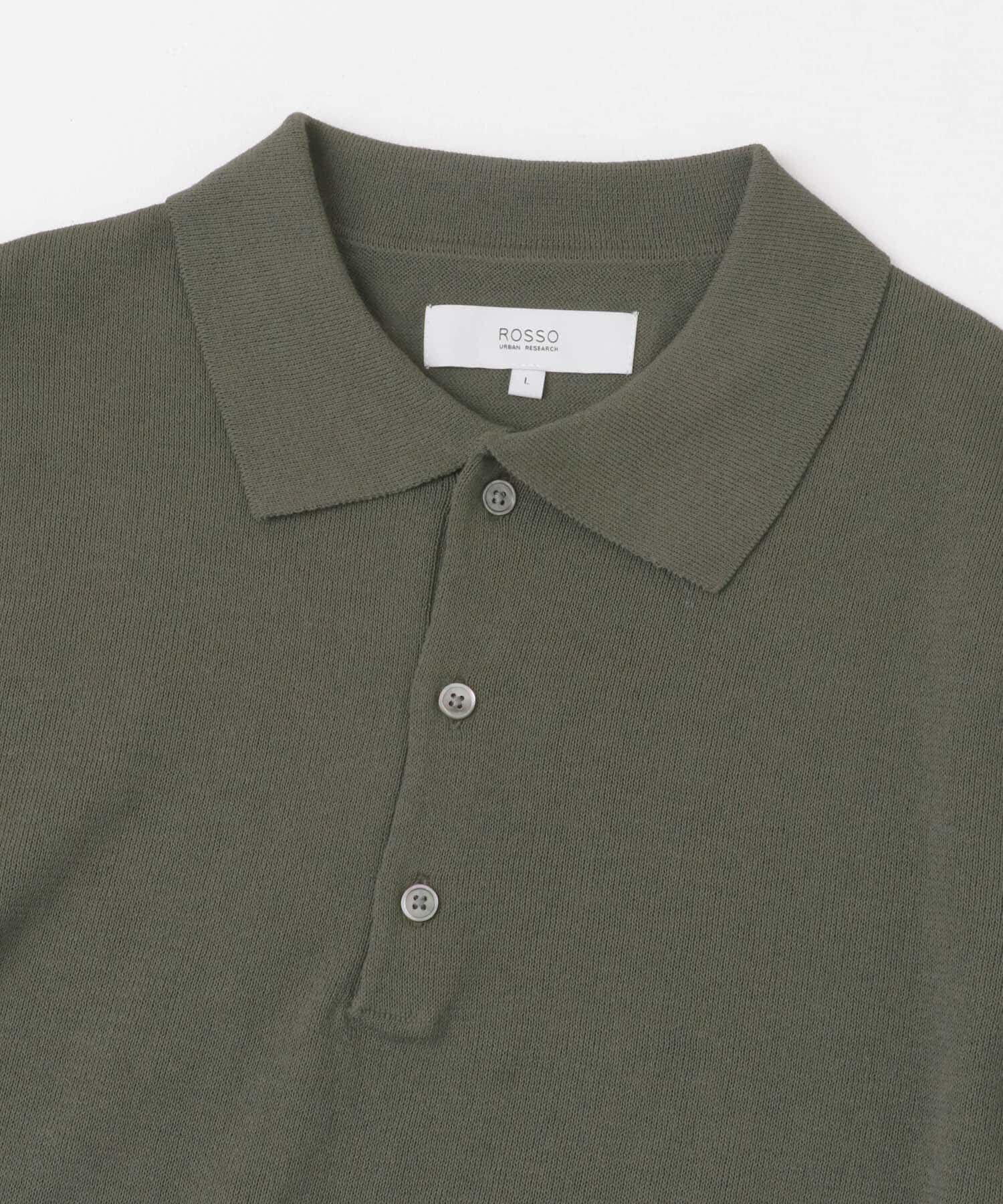 URBAN RESEARCH ROSSO「『UR TECH』AIRDRY半袖ニットポロ」|ポロシャツ|