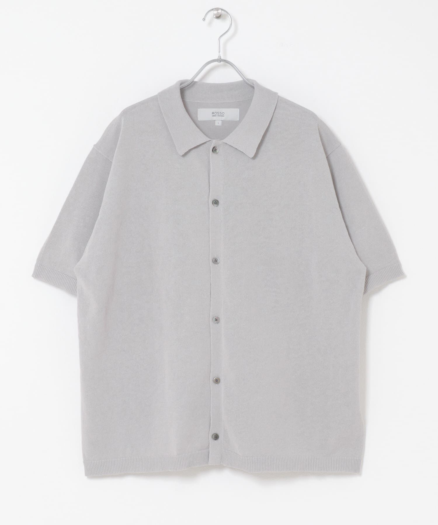 URBAN RESEARCH ROSSO「『UR TECH』AIRDRY半袖ポロカーディガン」|カーディガン|