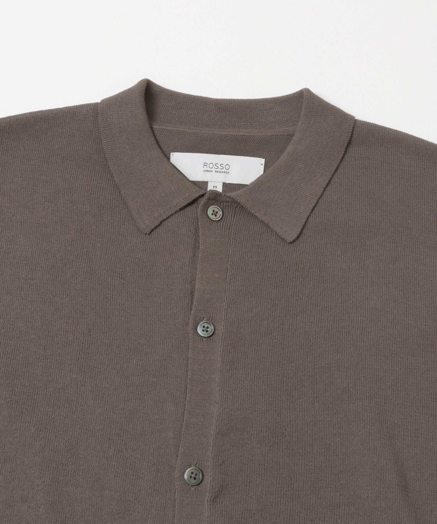 URBAN RESEARCH ROSSO「『UR TECH』AIRDRY半袖ポロカーディガン」|カーディガン|