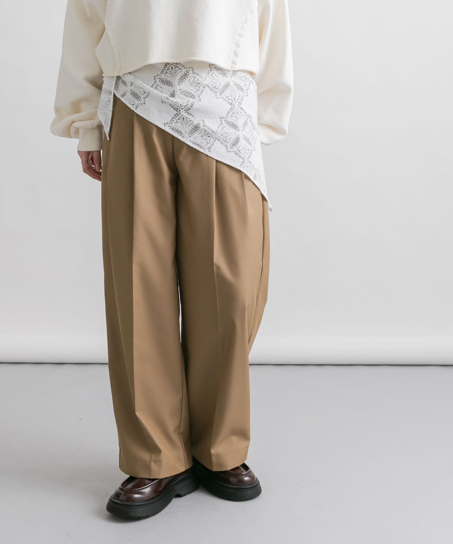  「レーススカーフSETパンツ」|その他|