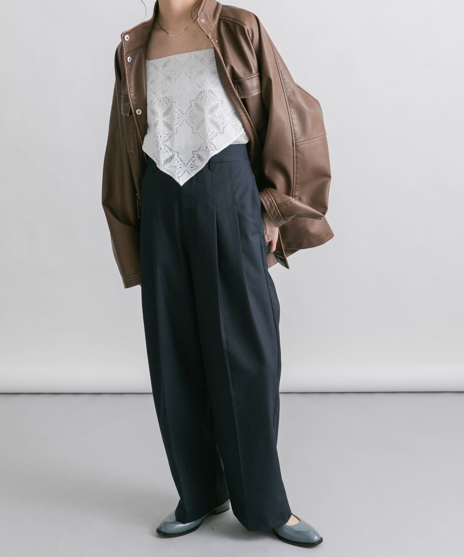  「レーススカーフSETパンツ」|その他|