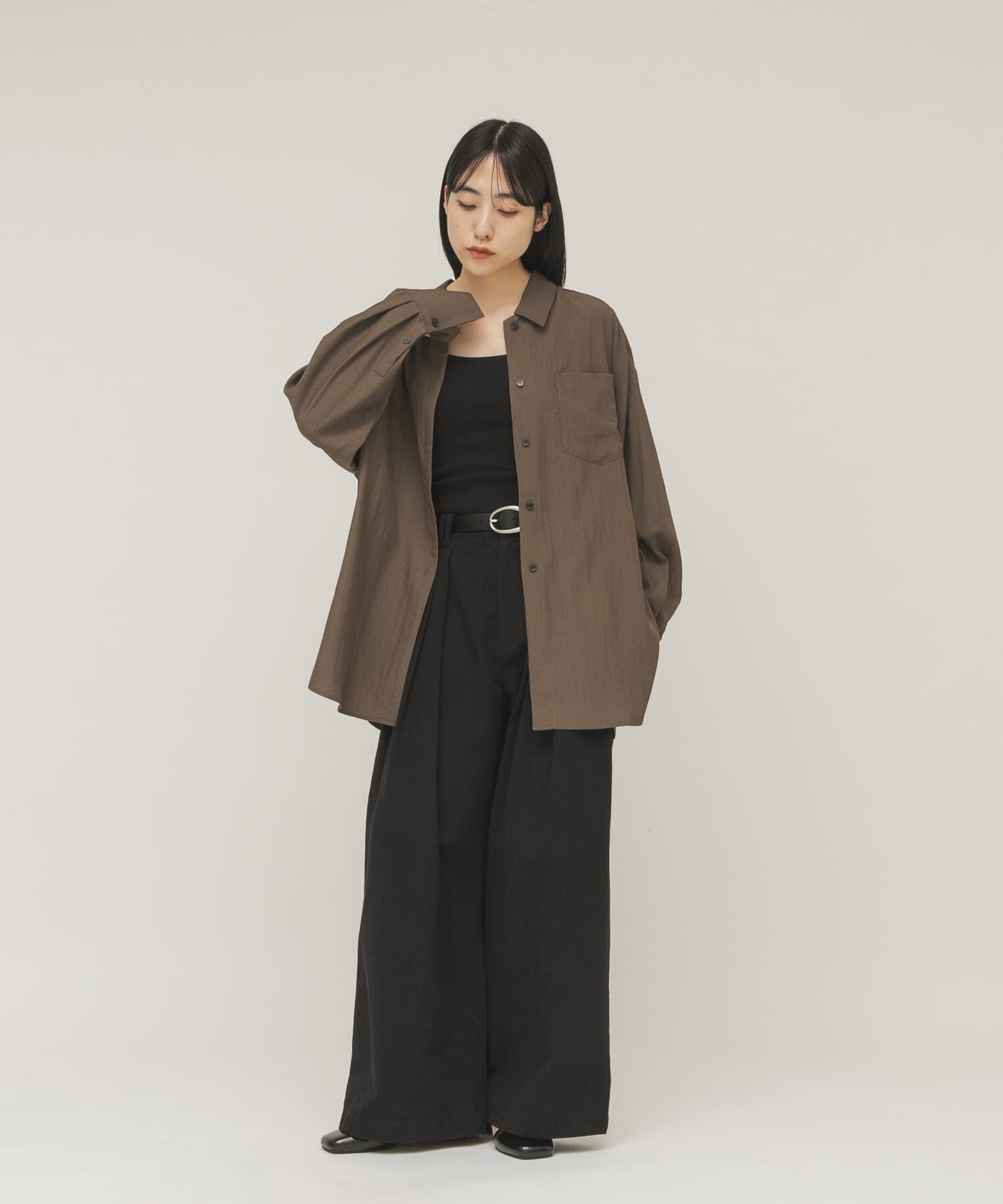  「タックデザインツイルパンツ」|その他|