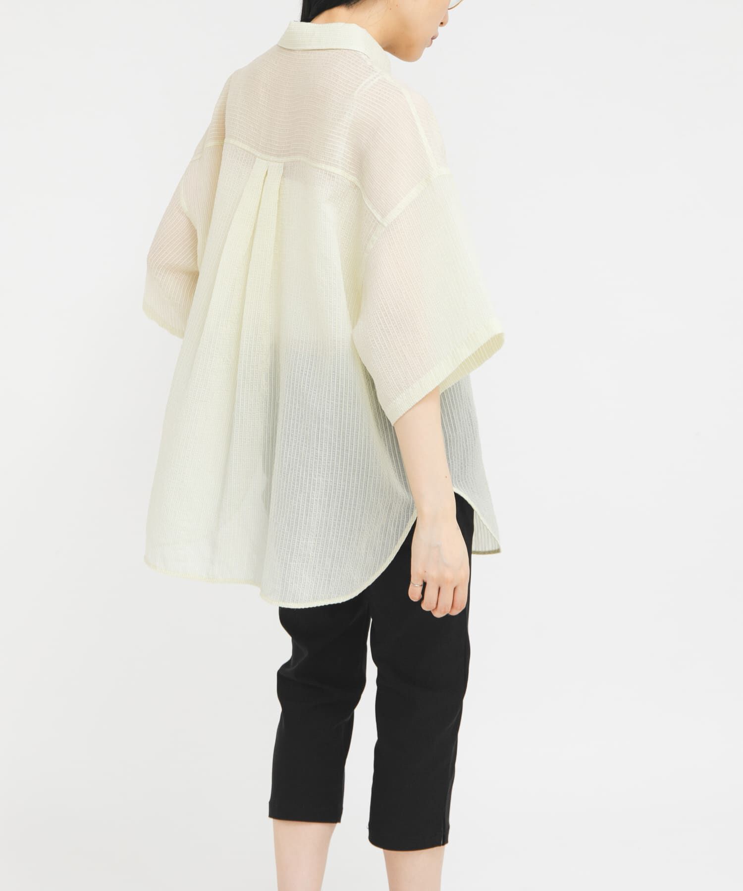  「シアーストライプBIGシャツ」|シャツ・ブラウス|