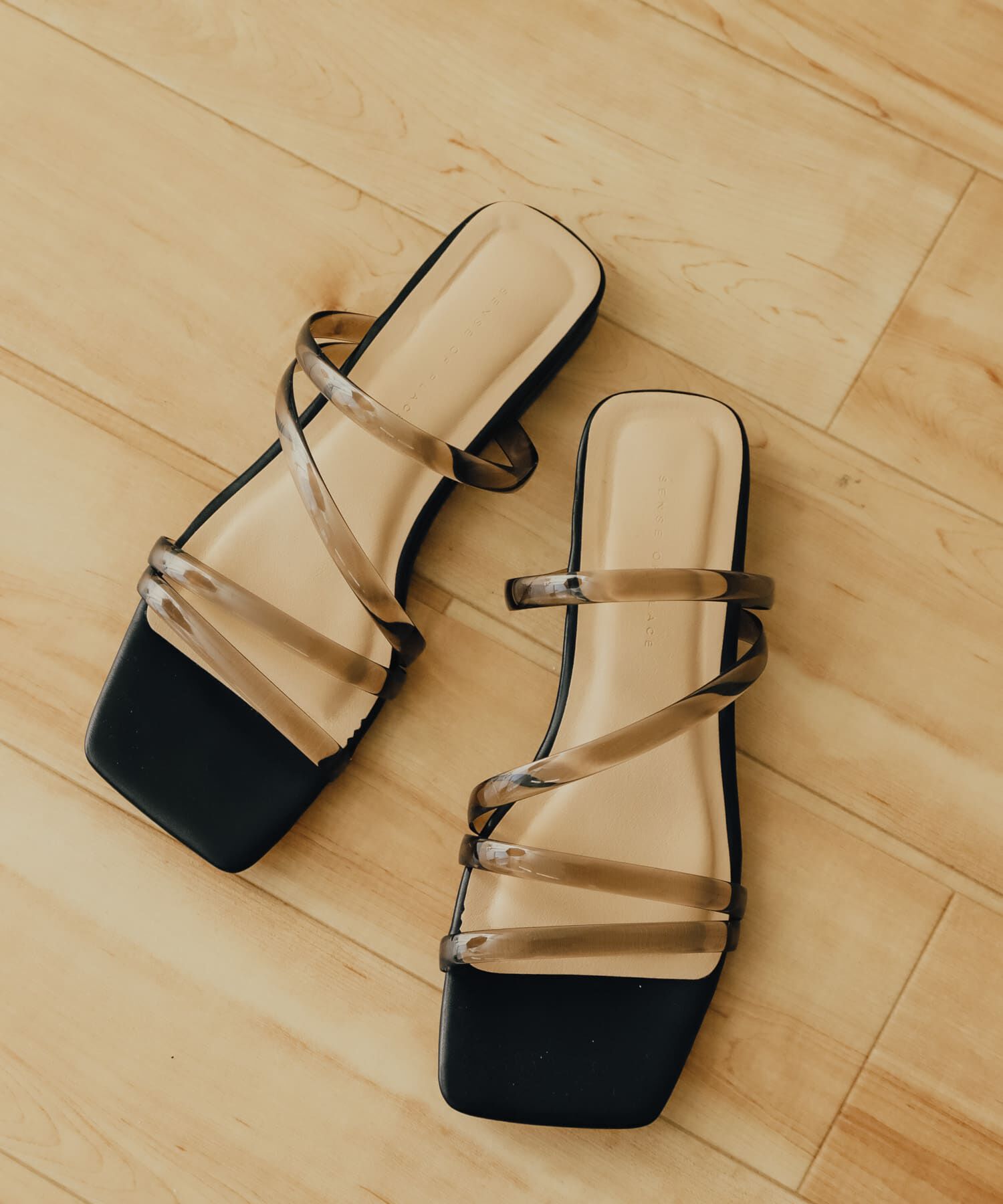 SENSE OF PLACE by URBAN RESEARCH「PVCアシメサンダル」|サンダル|