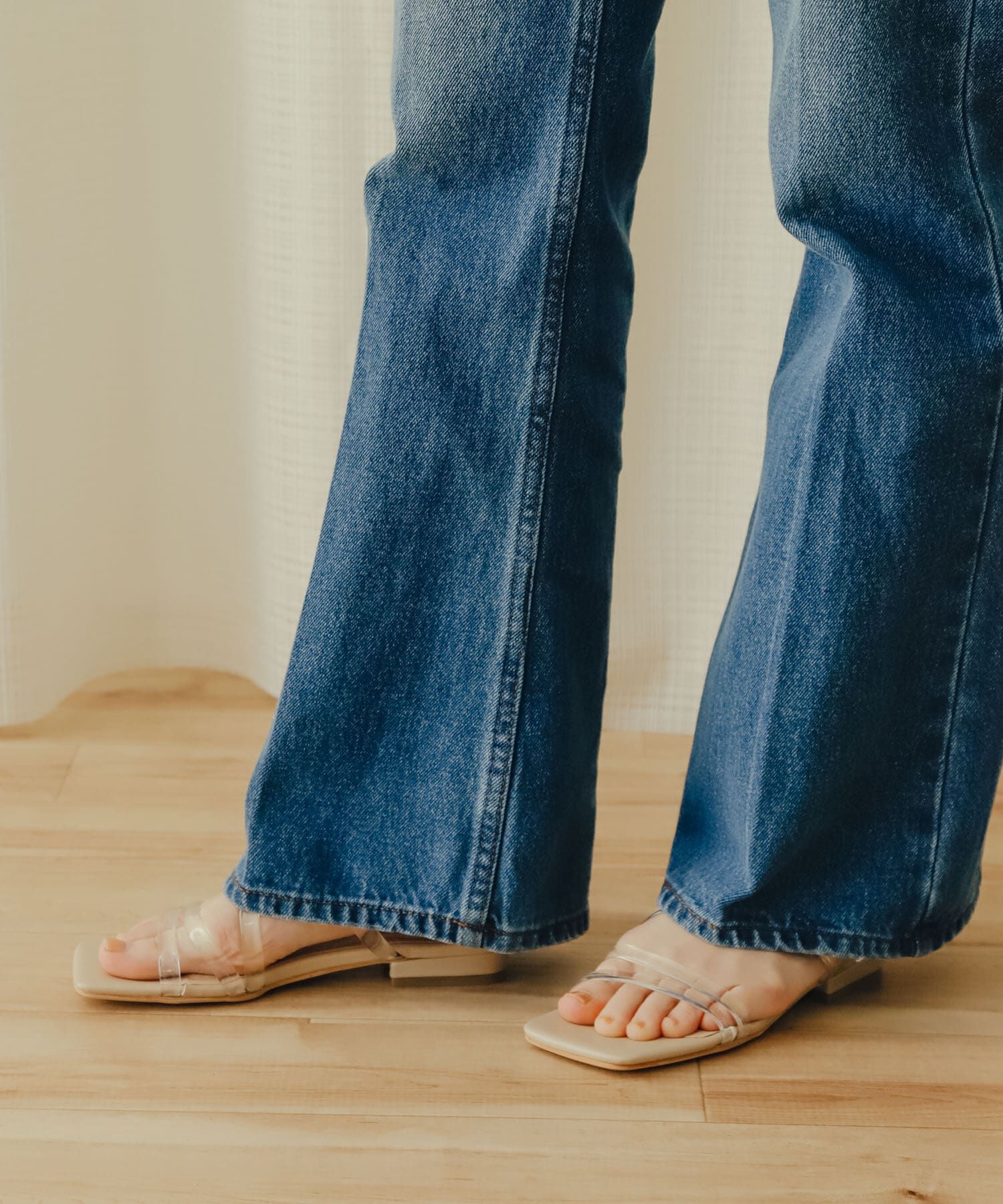 SENSE OF PLACE by URBAN RESEARCH「PVCアシメサンダル」|サンダル|