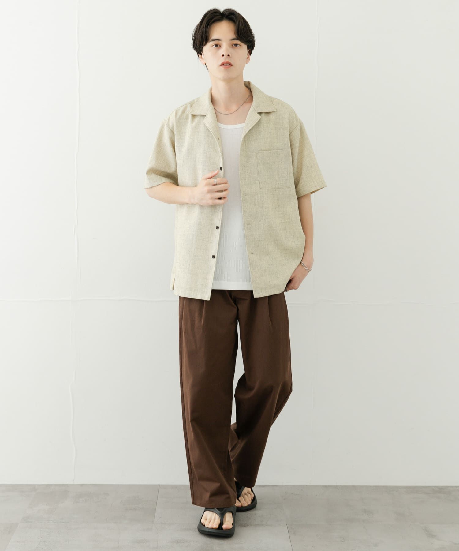 SENSE OF PLACE by URBAN RESEARCH「2タックワイドチノパンツ」|その他|