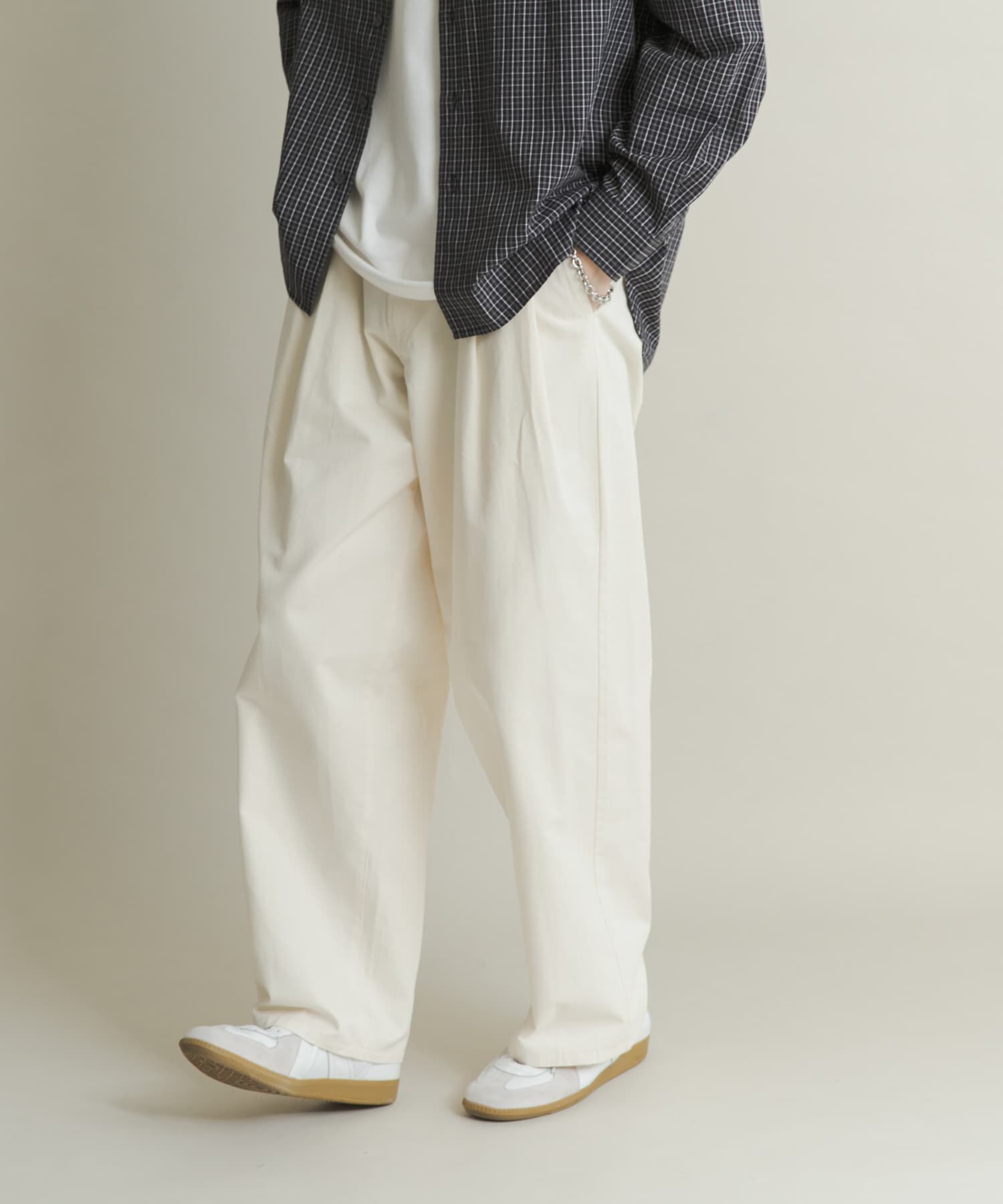 SENSE OF PLACE by URBAN RESEARCH「2タックワイドチノパンツ」|その他|ライトベージュ