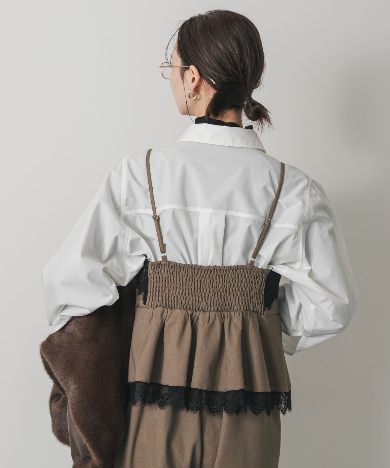 SENSE OF PLACE by URBAN RESEARCH「レースキャミオールインワン」|オールインワン|