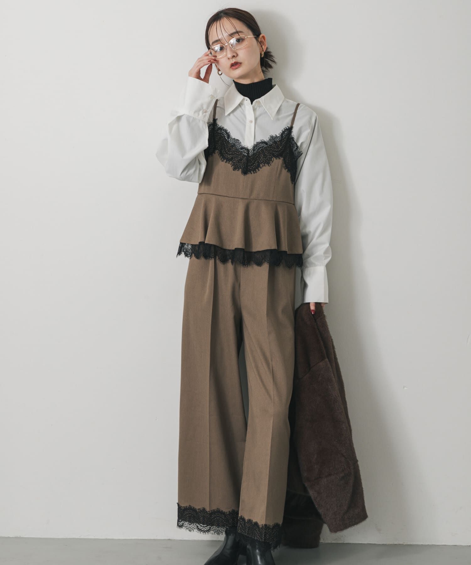 SENSE OF PLACE by URBAN RESEARCH「レースキャミオールインワン」|オールインワン|