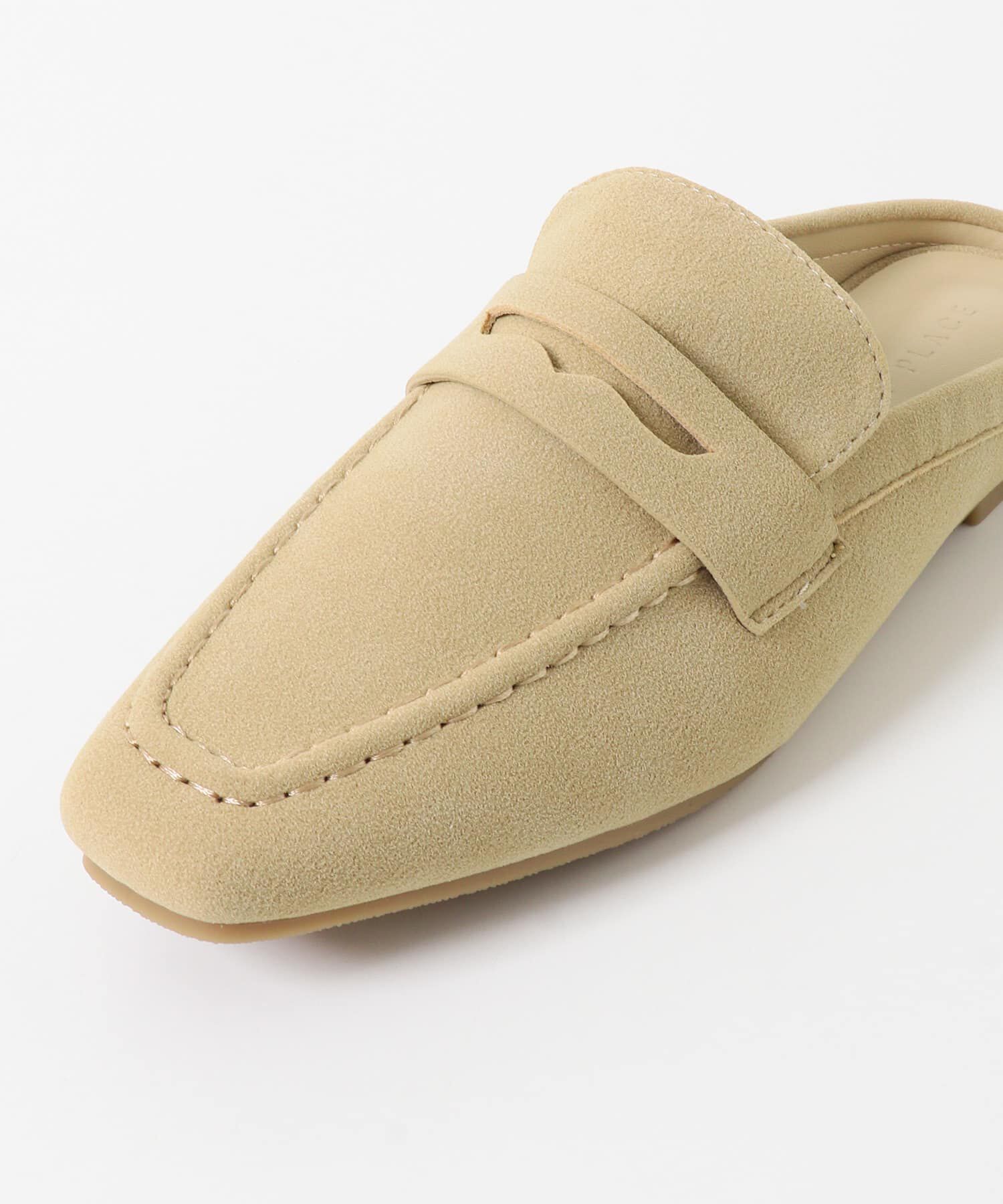 SENSE OF PLACE by URBAN RESEARCH「スクエアトゥローファーミュール」|ローファー|