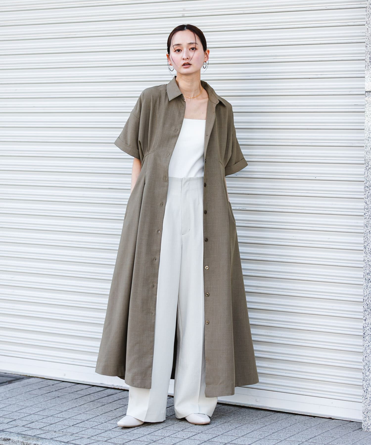 SENSE OF PLACE by URBAN RESEARCH「スクエアトゥローファーミュール」|ローファー|