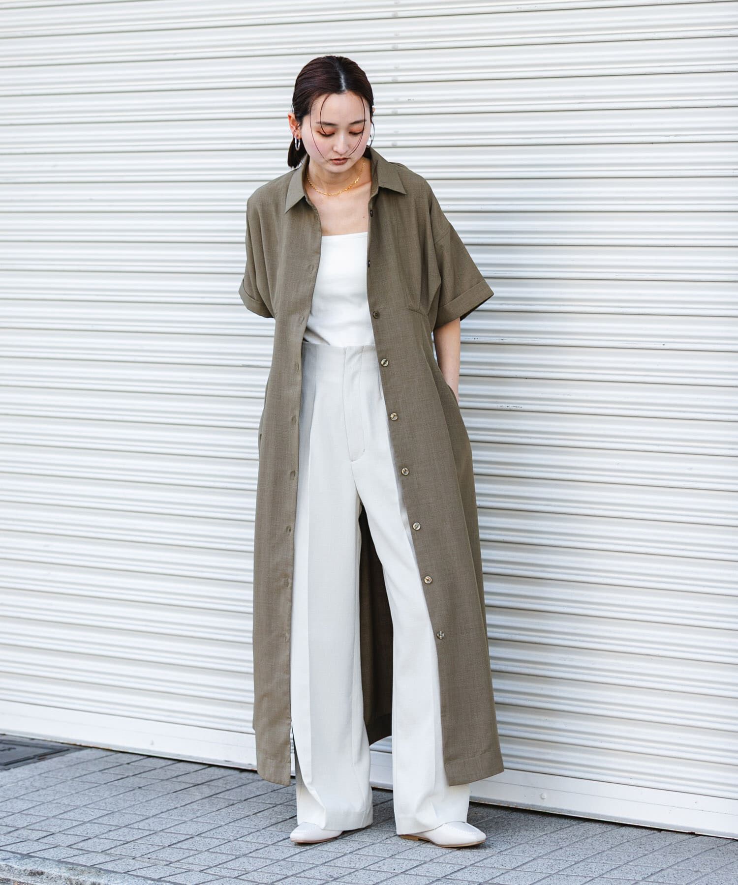 SENSE OF PLACE by URBAN RESEARCH「スクエアトゥローファーミュール」|ローファー|