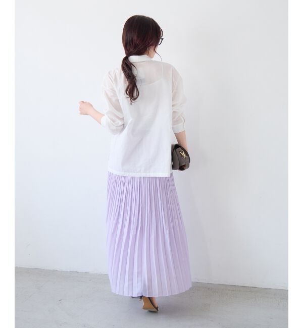  「《WEB限定アイテム》コットン2Wayボウタイブラウス」|シャツ・ブラウス|