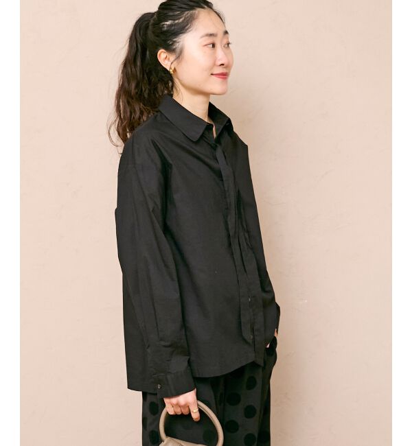  「《WEB限定アイテム》コットン2Wayボウタイブラウス」|シャツ・ブラウス|