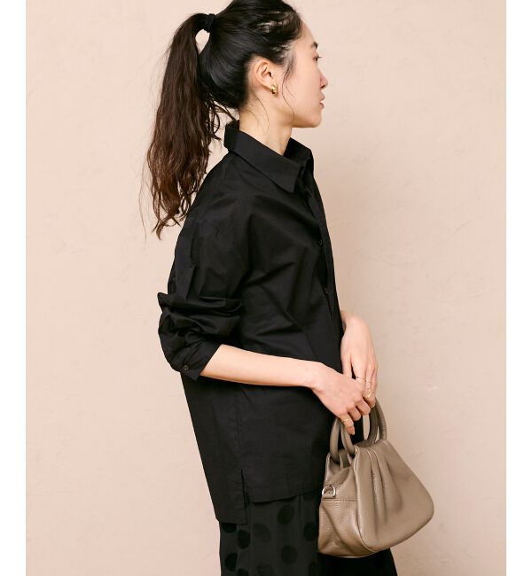  「《WEB限定アイテム》コットン2Wayボウタイブラウス」|シャツ・ブラウス|