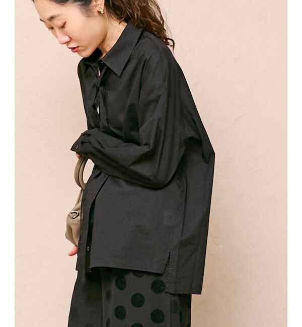  「《WEB限定アイテム》コットン2Wayボウタイブラウス」|シャツ・ブラウス|